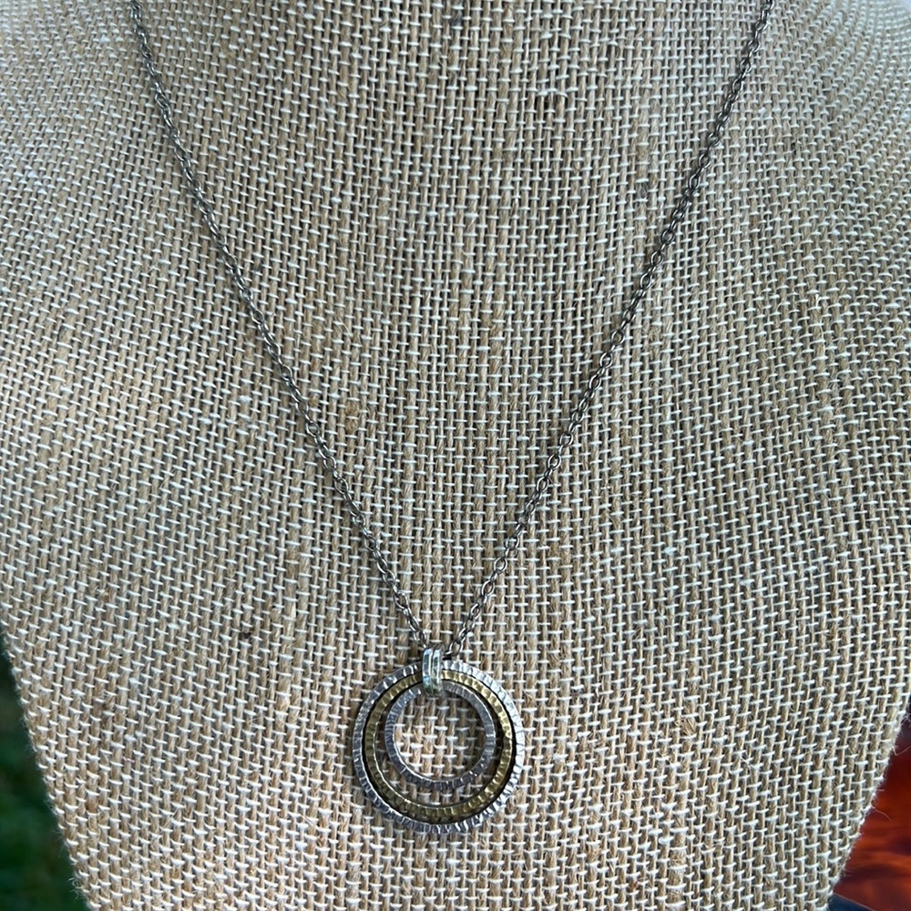 Silpada Sterling Silver Inner Circles Necklace N2296